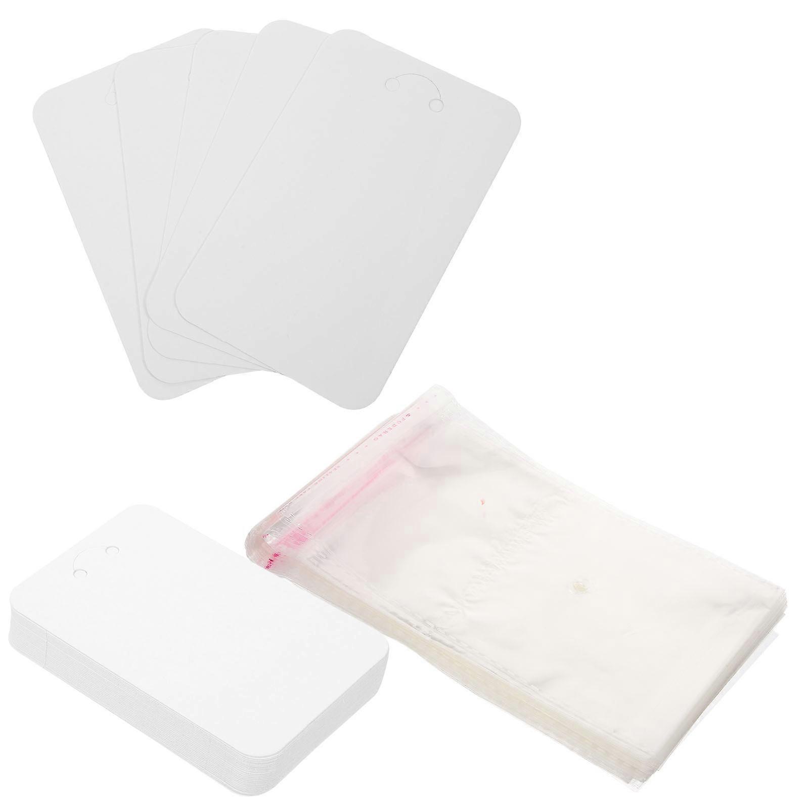 Paper Keychain Holder Cards Assorted Color for Storage Use 100Sets