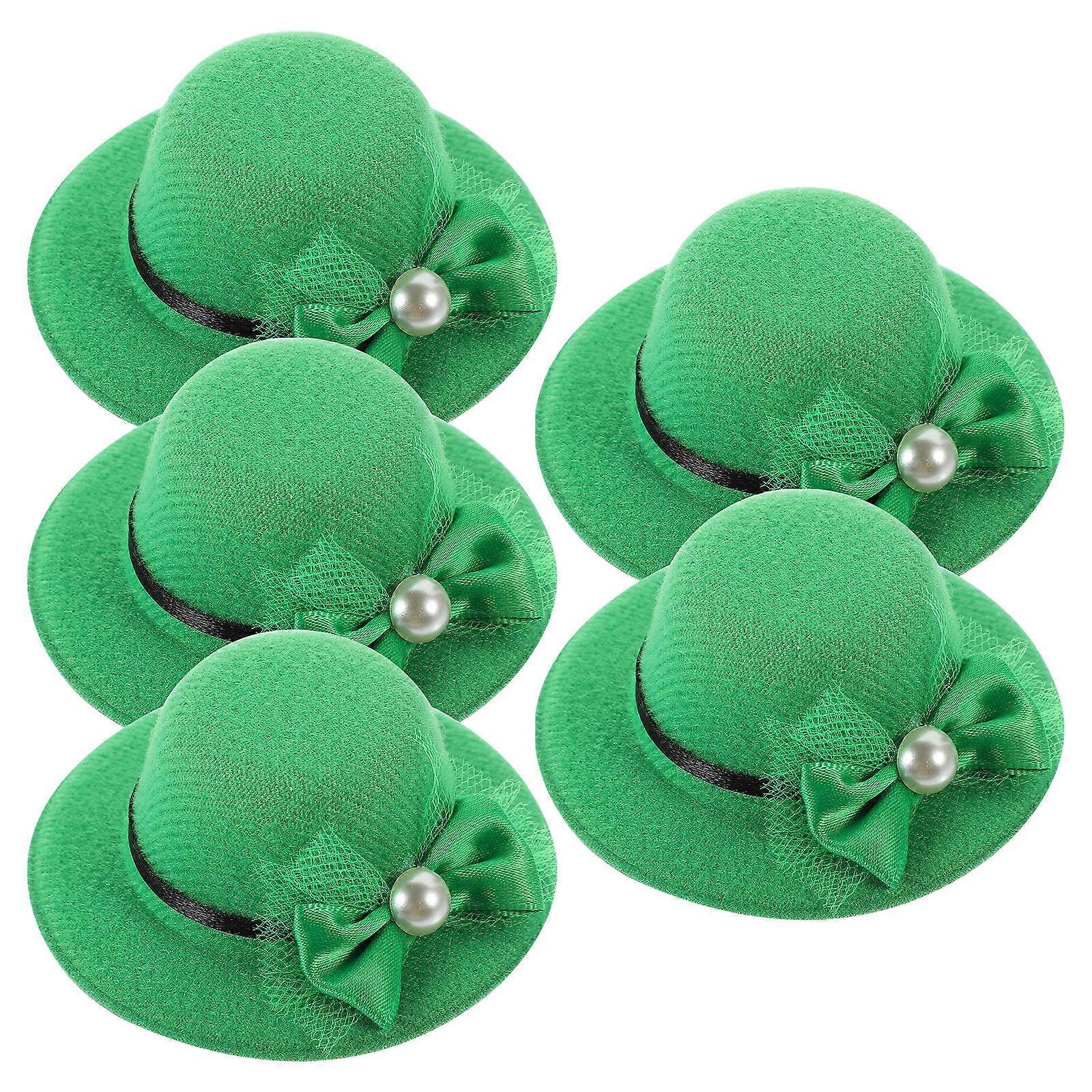 Hats Green Ornaments for Party Decor 25Pcs