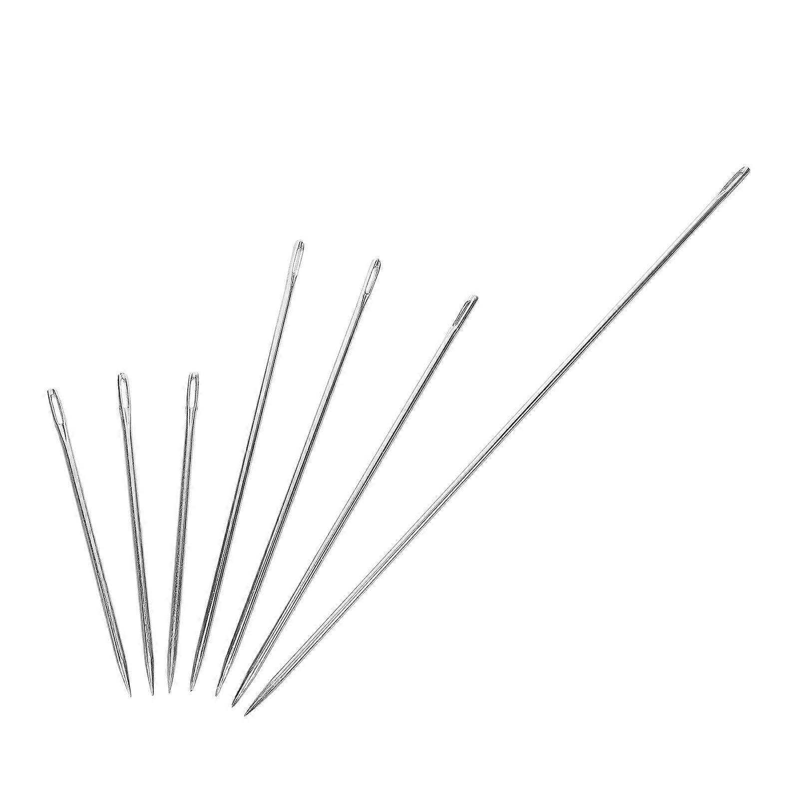 Crafting Sewing Needles for Use Steel 35Pcs Silver Set