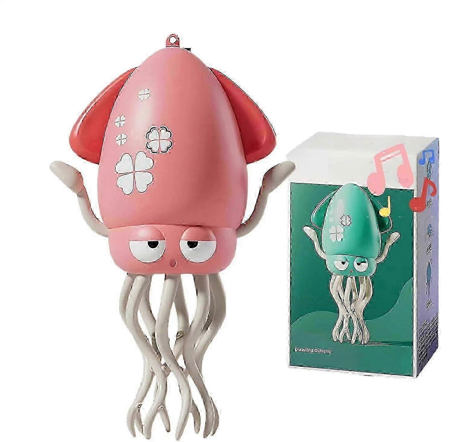 Electric Auto-Dancing Octopus Toy With Obstacle Avoidance Interactive Robot