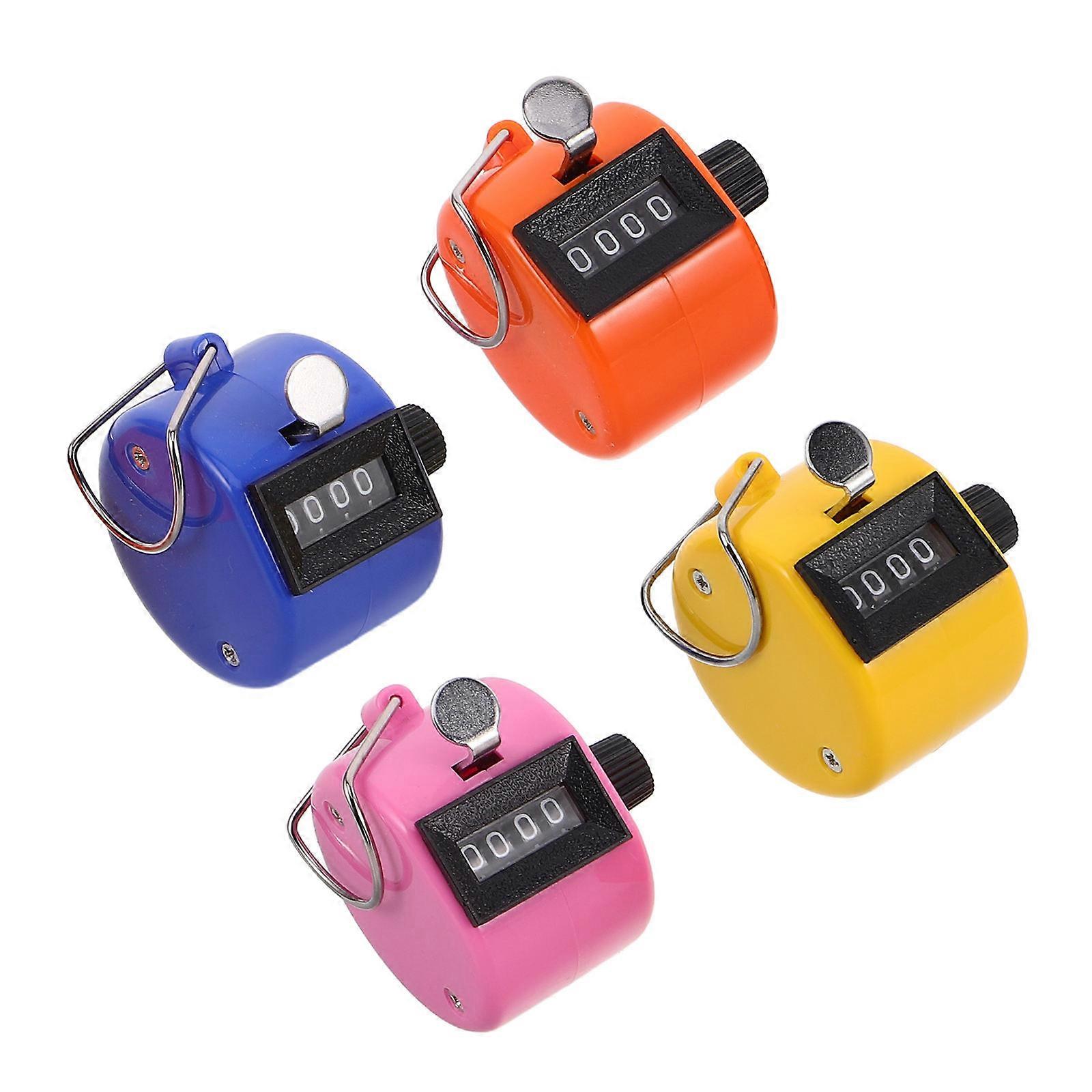 People Counting Handheld Tally Counter Colorful Plastic Clicker 8Pcs