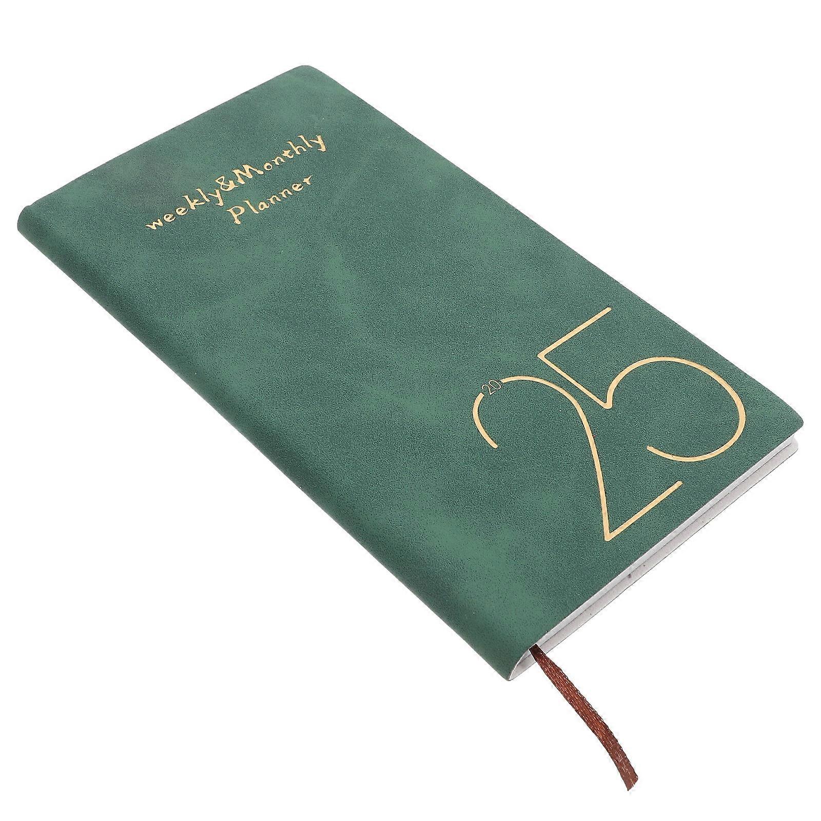 2025 Planner PU Academic Planner for Effective Time Management 3Pcs