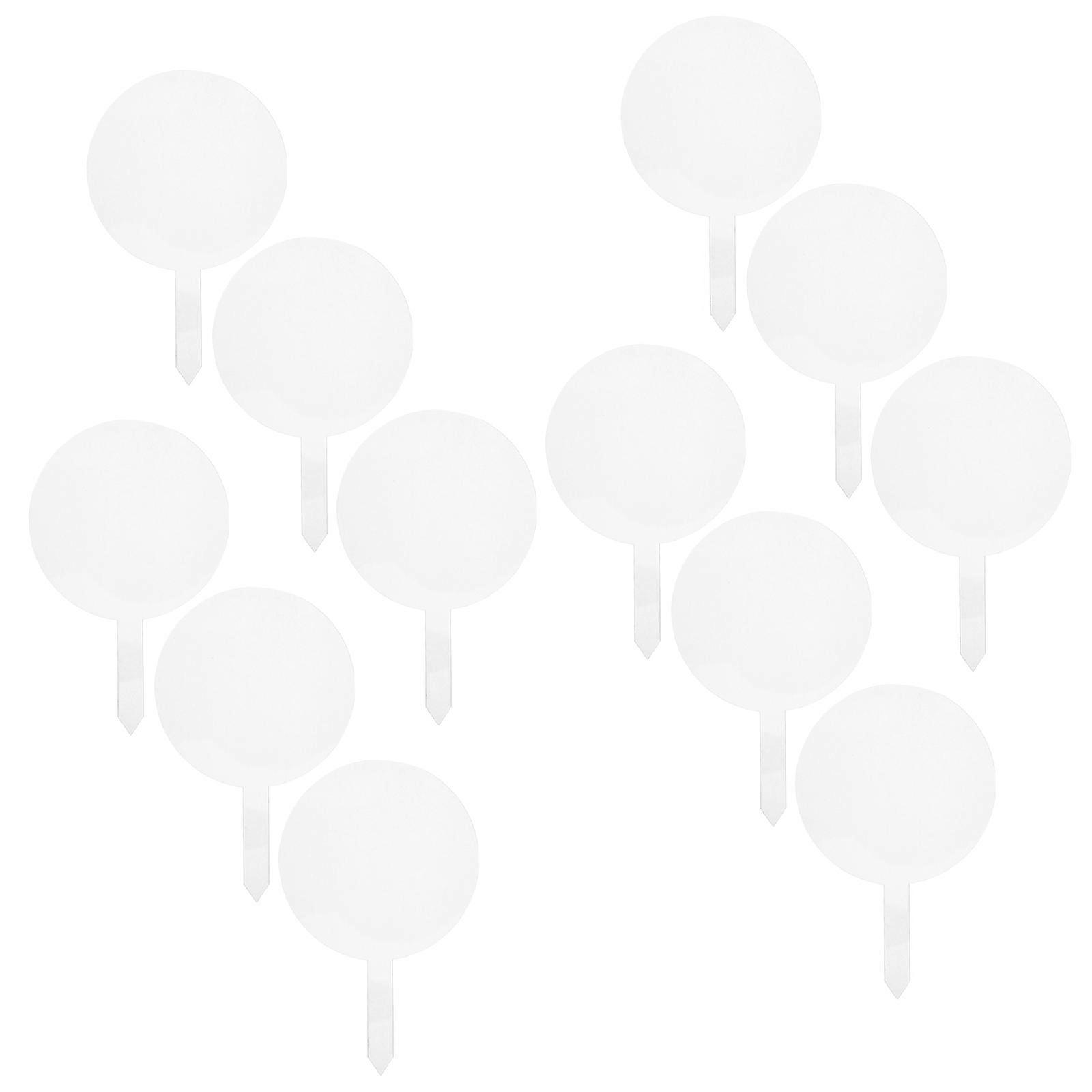 Transparent Acrylic Plant Tags for Garden Identification with 3Sets