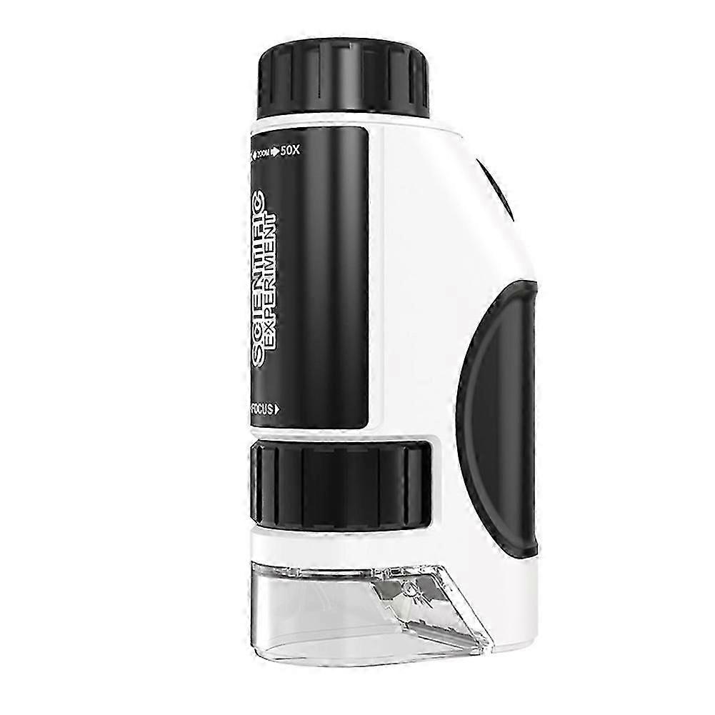 Kids Portable Mini Microscope 50X-300X Science Discoveries Handheld Microscopes Young Explorers