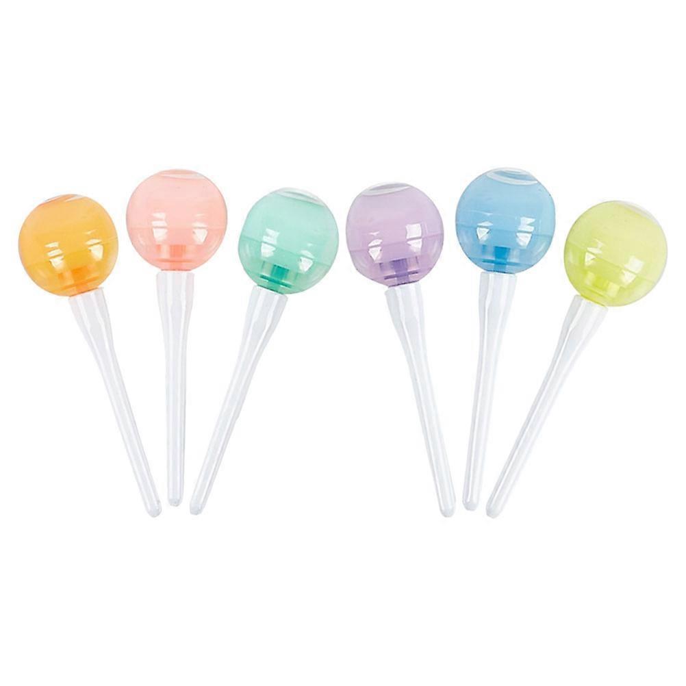 Bright Assorted Lollipop Highlighter Pens for Marking Use 6Pcs Pack