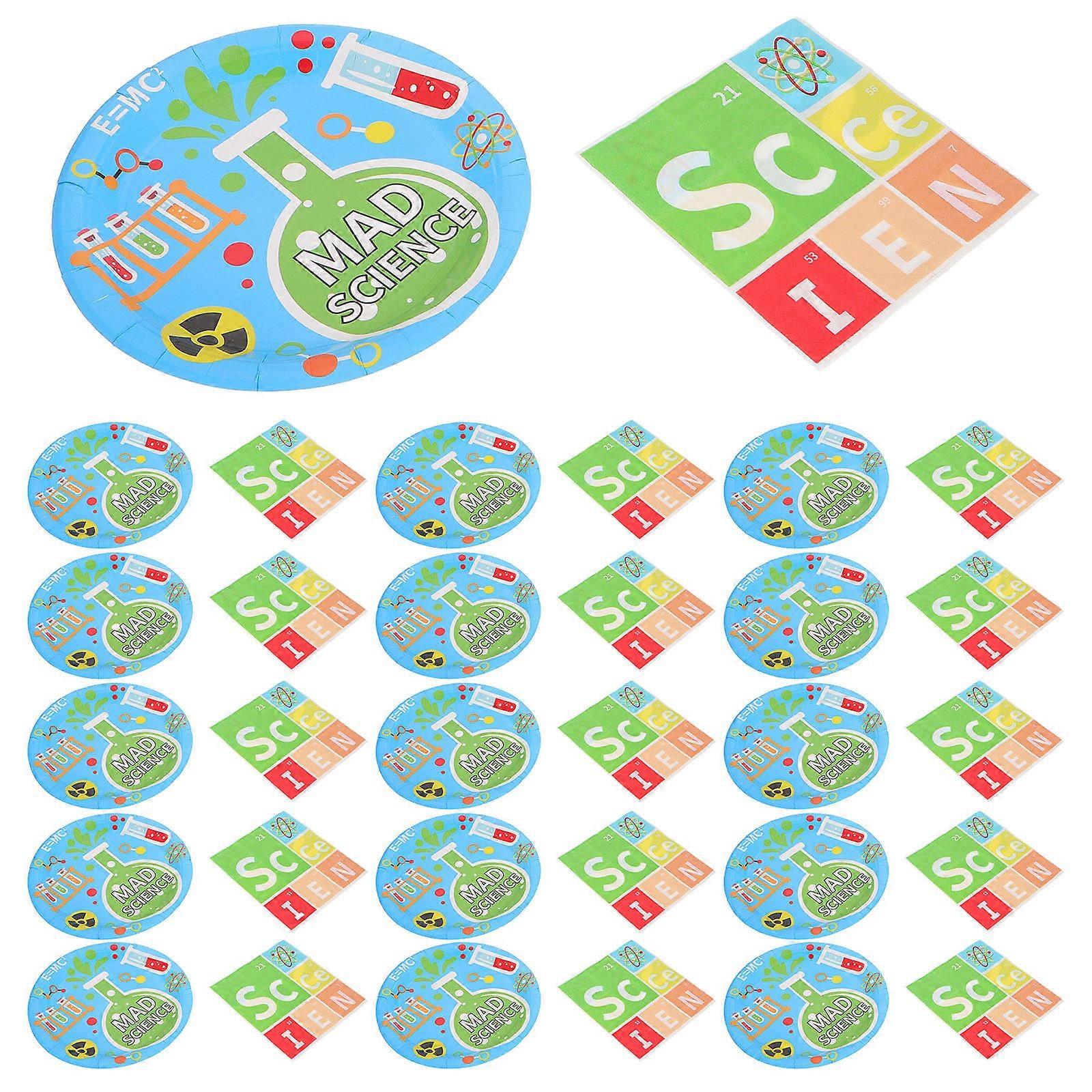 Birthday Party Decorations Set Science Theme Assorted Color 32Pcs