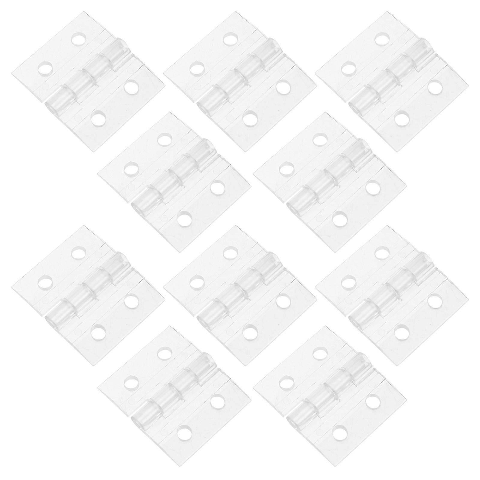 Small Box Hinges Transparent Jewelry Box Hinge Connecting 10Pcs