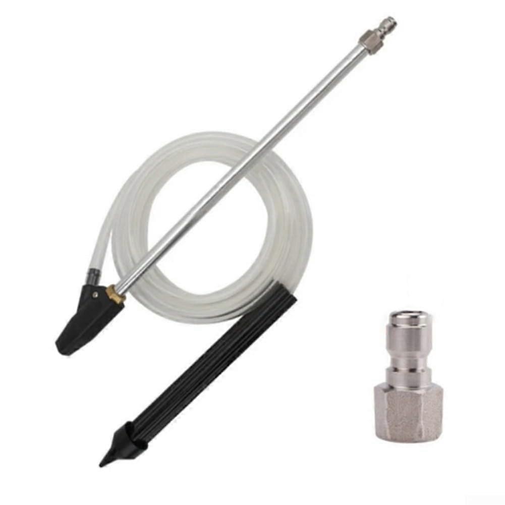Pressure Washer Sandblasting Kit with Spray Bar, 8 Nozzle Tips, Heavy Duty Rust Removal