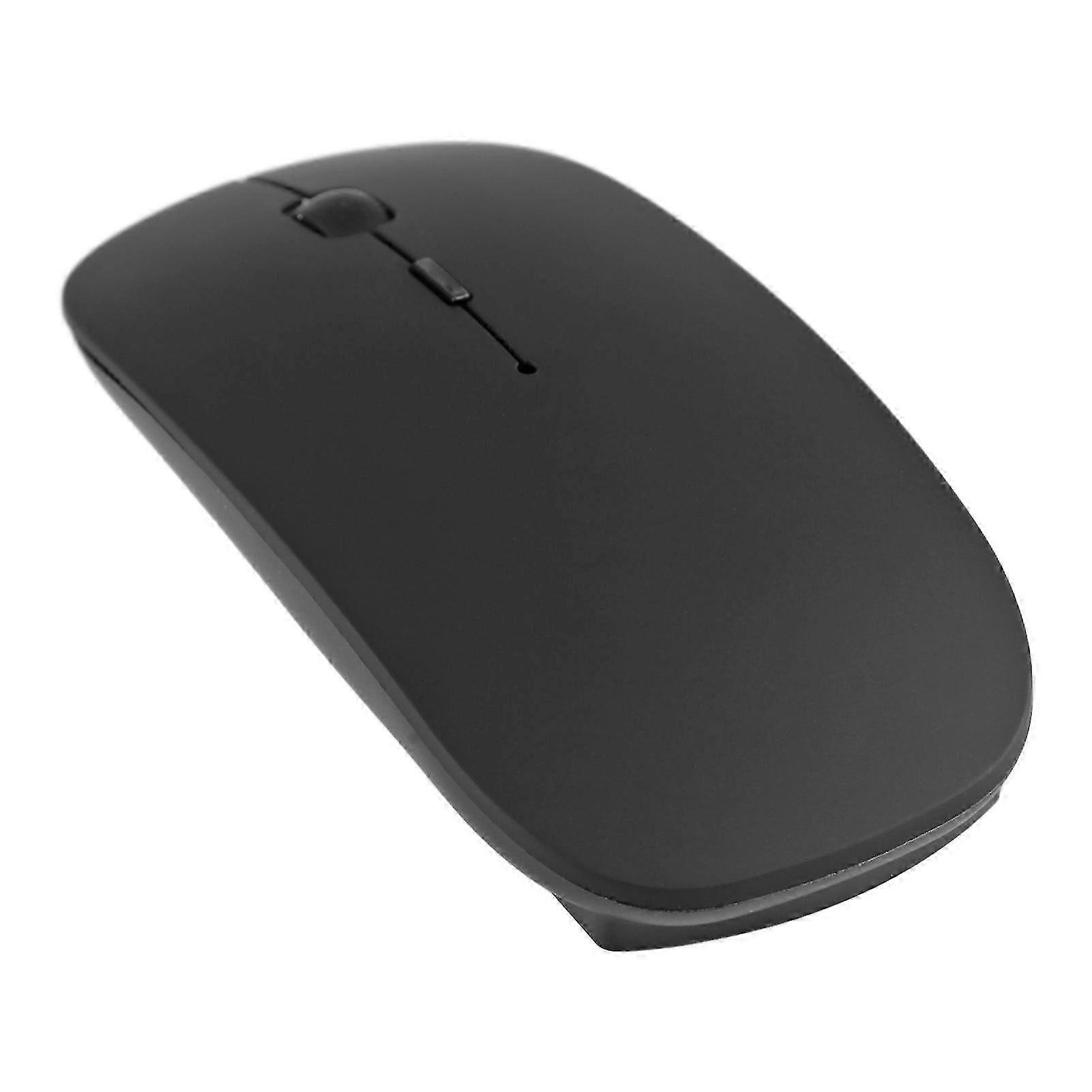 26-27 Wireless Mouse Bluetooth 5.0 Quiet Rechargeable Stable Portable Wireless Computer Mouse Black