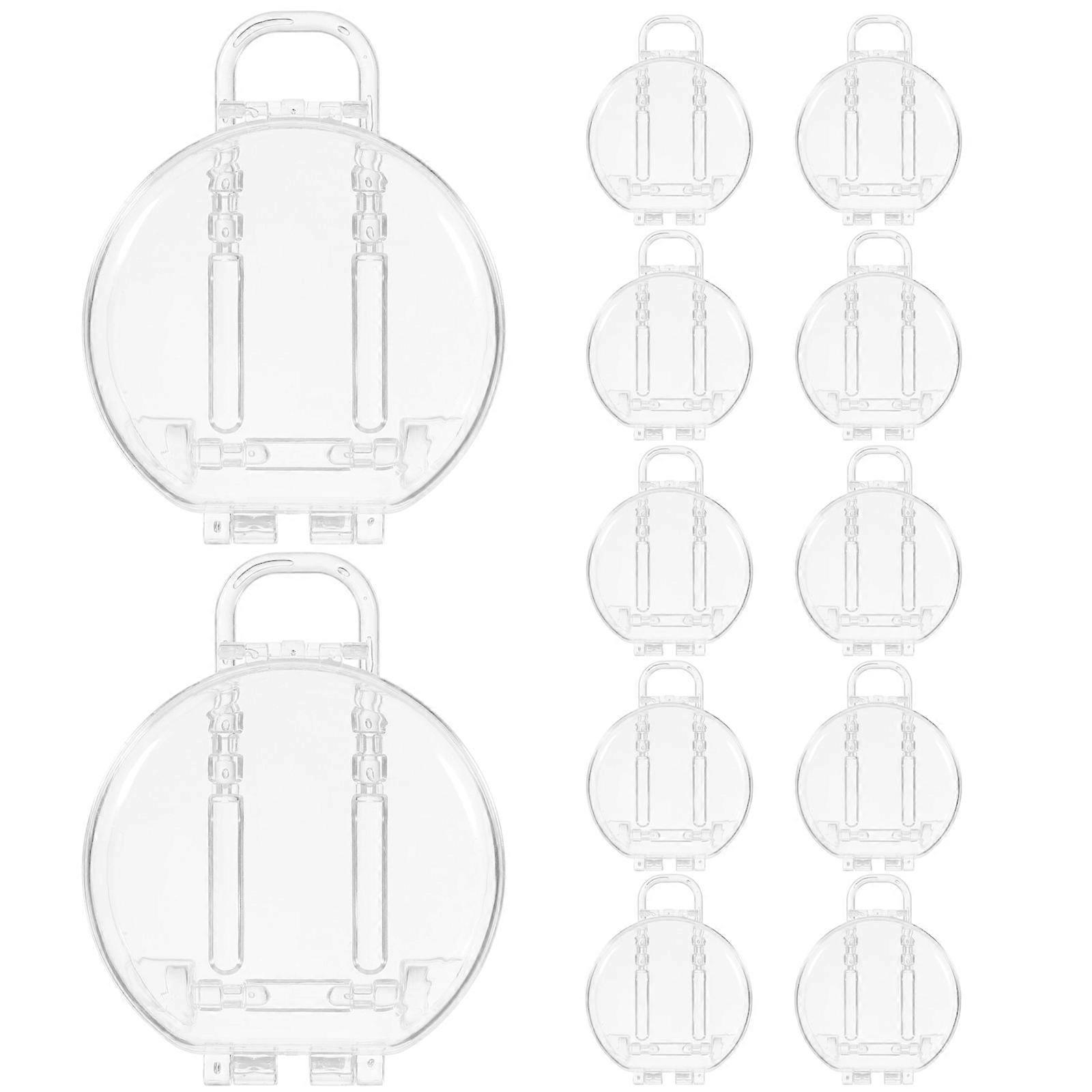 Wedding Favor Boxes for Storage 12Pcs Transparent Mini Suitcase Candy Boxes
