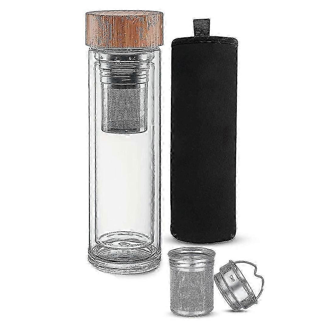 Stainless Steel Tea Diffuser Bottle With Infuser