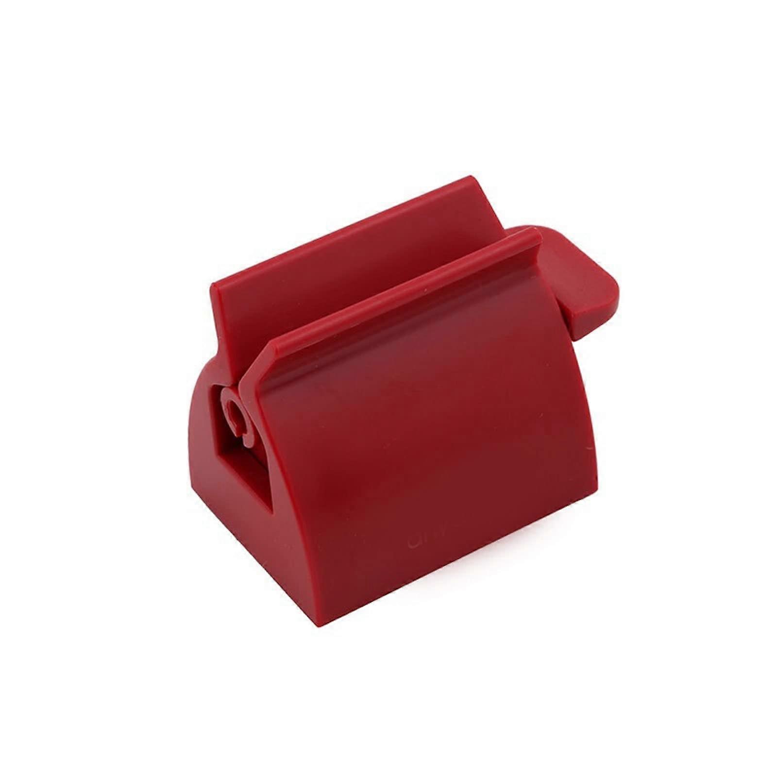 Automatic Toothpaste Dispenser with Covered Toothbrush Holder and Efficient Tube Squeezer