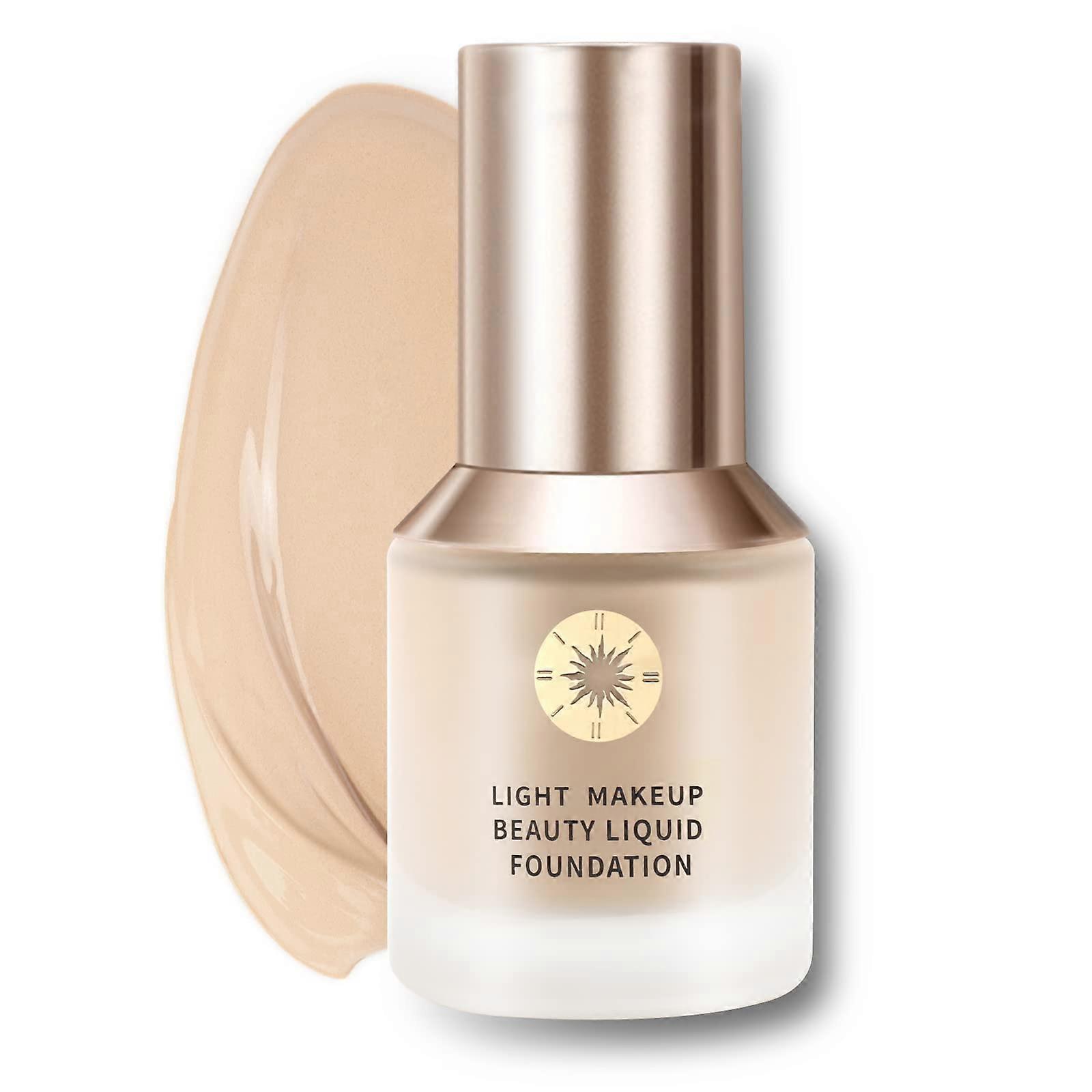 Liquid Foundation Full Coverage Oil Control and Moisturizing Glow Long Lasting Natural Finish