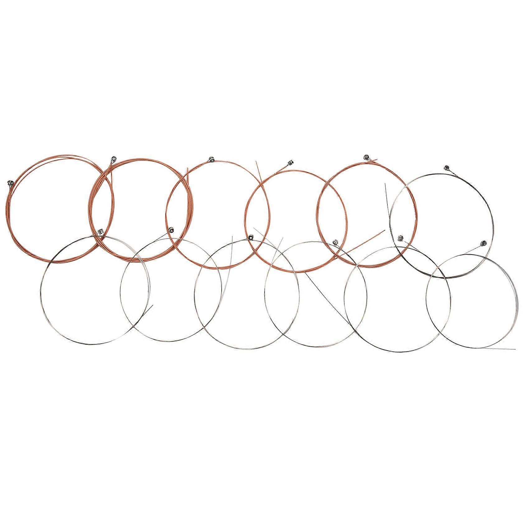  A2012 12 Strings Acoustic Guitar Strings 010-026