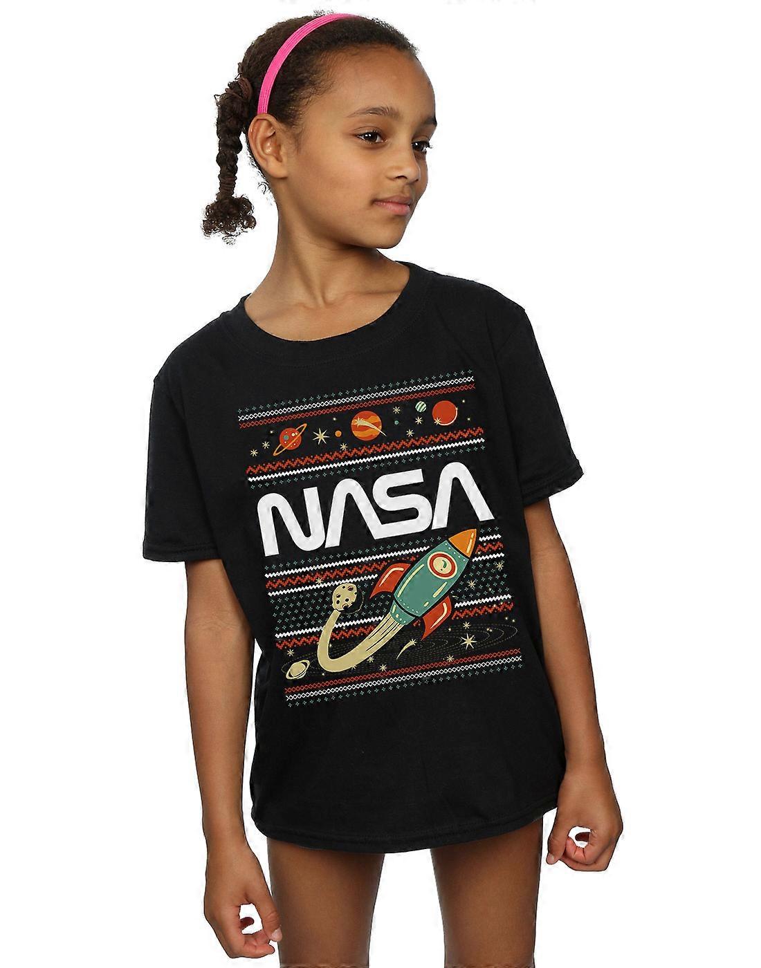 NASA Girls Fair Isle T 恤