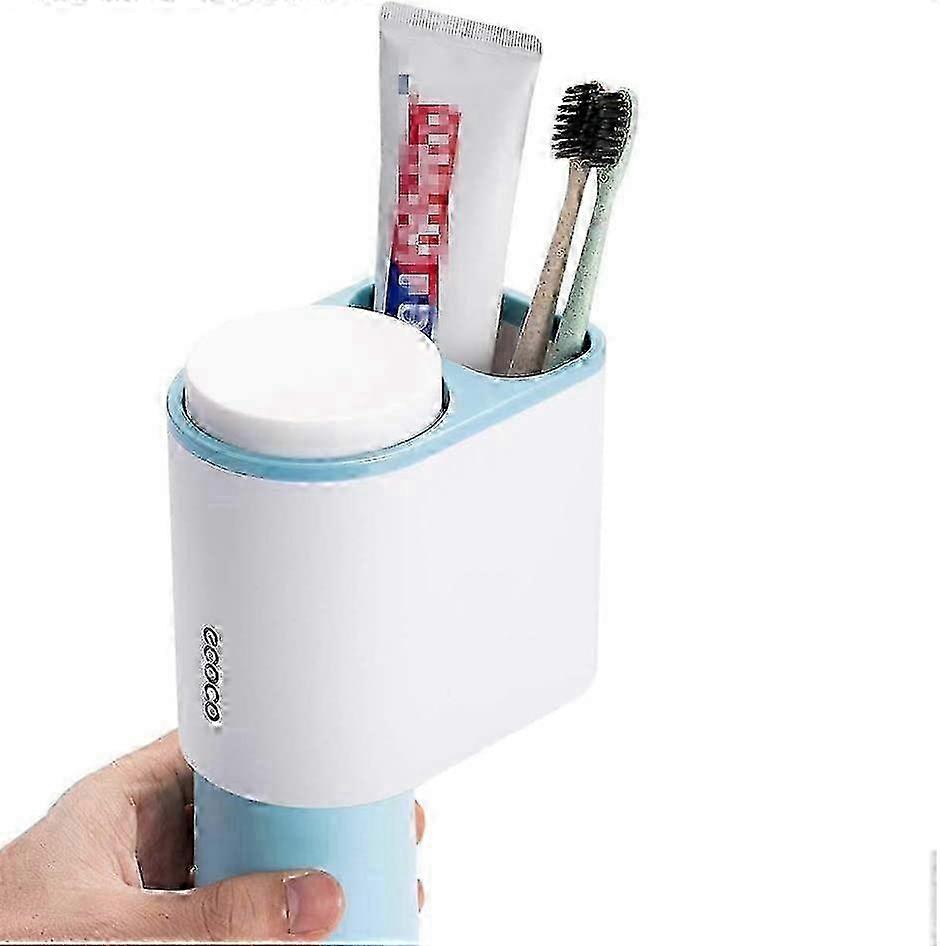 Ecoco Wall Mounted Toothbrush Holder With 2 Cups For Couple