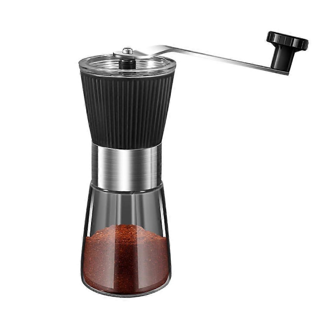 Manual Coffee Grinder with Adjustable Settings Ceramic Burr for Espresso and Travel Use