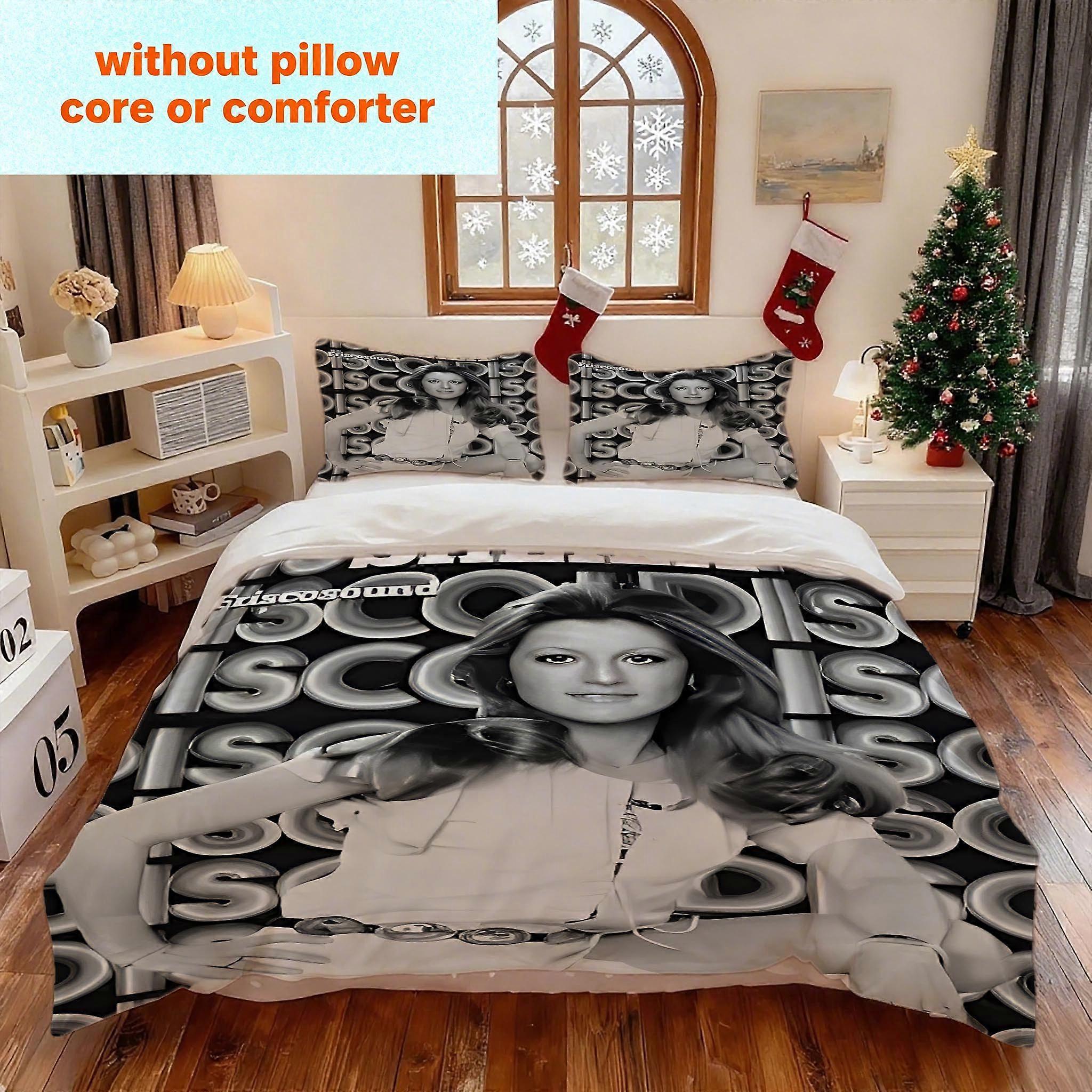 Parure de lit imprimée Sheila, douce et chaude