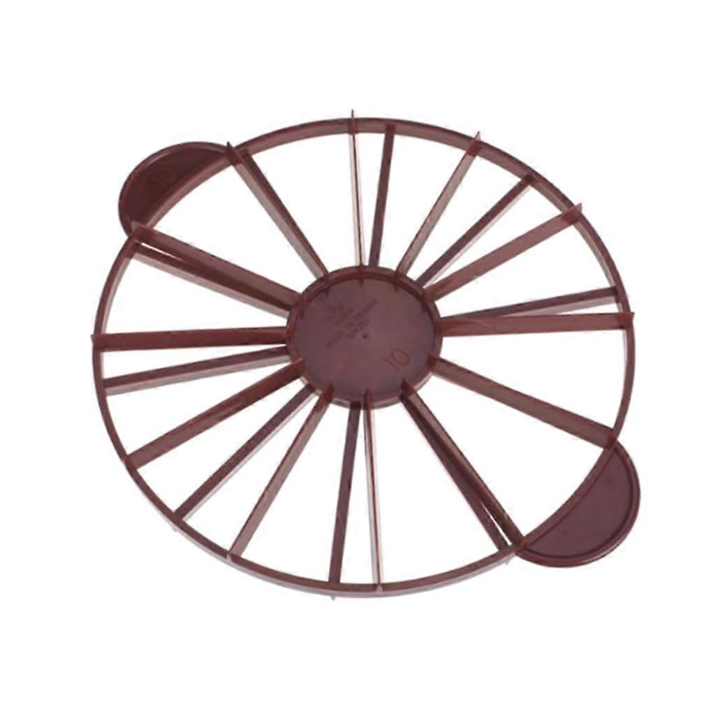 Adjustable DualSided Cake Cutter Slicer with Precise Portion Marking for 10 or 12 Slices