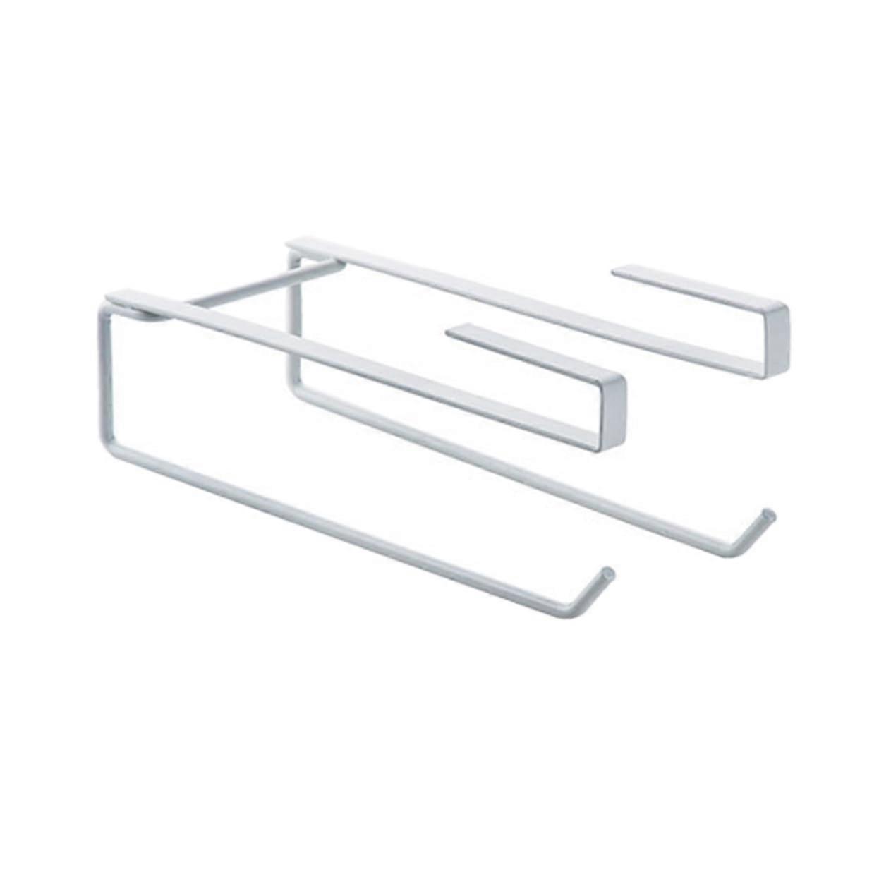 Wall Mounted Paper Towel Holder No Drill Installation for Kitchen Bathroom Space Saving Storage