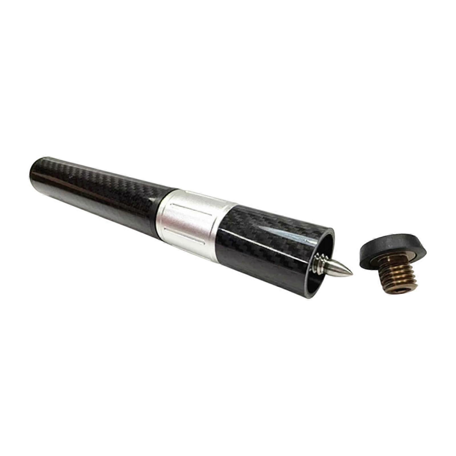Adjustable Carbon Fiber Pool Cue Extension with Telescopic Billiard Butt Extender