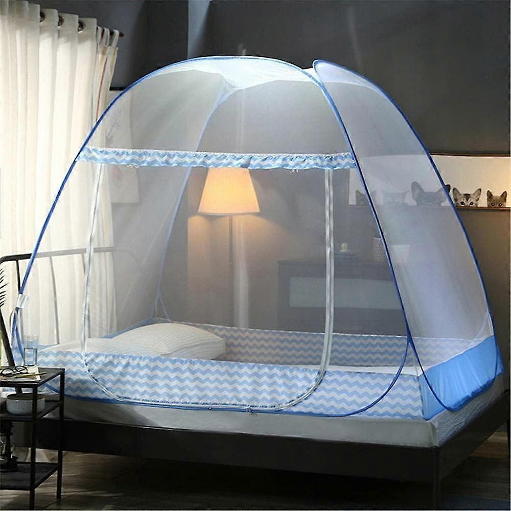 Mosquito Net for Bed Double Size, Foldable Pop Up Design, Fine Mesh Protection for Sleeping
