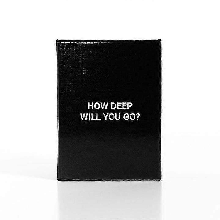 How Deep Will You Go? Questions Card Game, Deep Conversation Cards Game