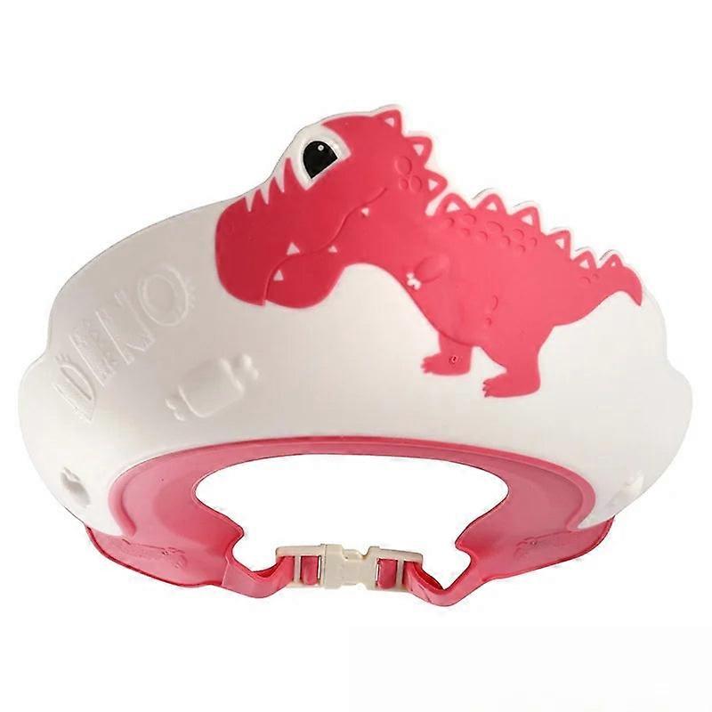 Adjustable Baby Shower Shampoo Cap Visor, Cartoon Design, Waterproof Hair