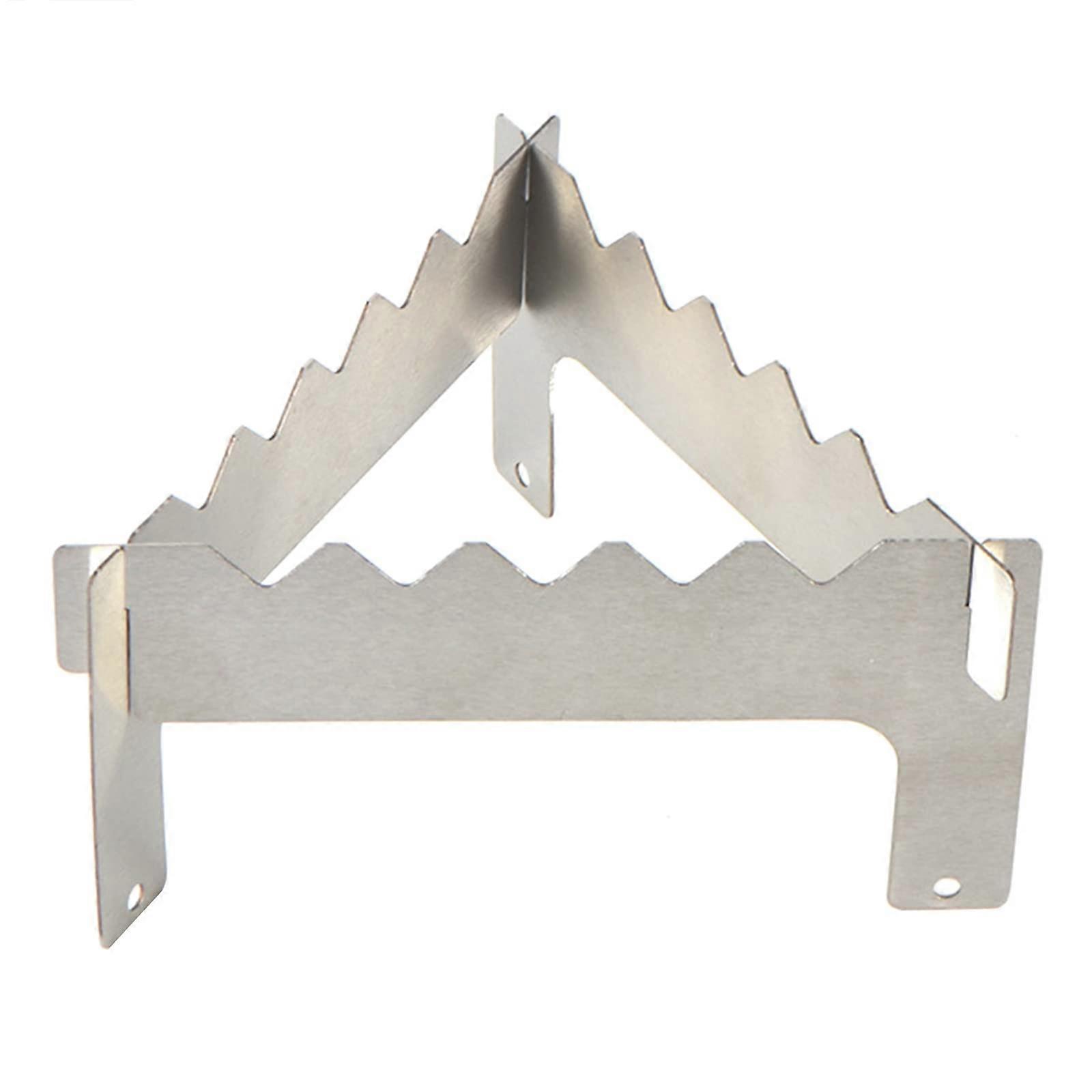 Foldable Stainless Steel Camping Stove Rack Outdoor Triangular Stand Ultralight Alcohol Burner Support