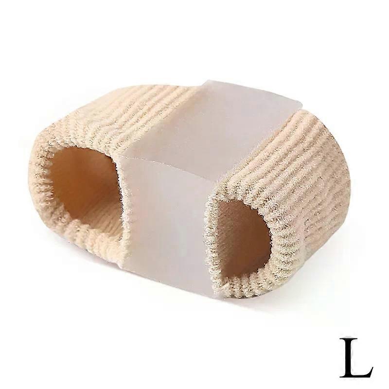 Gel Bunion Toe Separator W/Fabric Lining for Big Silicone Spacers Breathable Corrector Protector for Overlapping