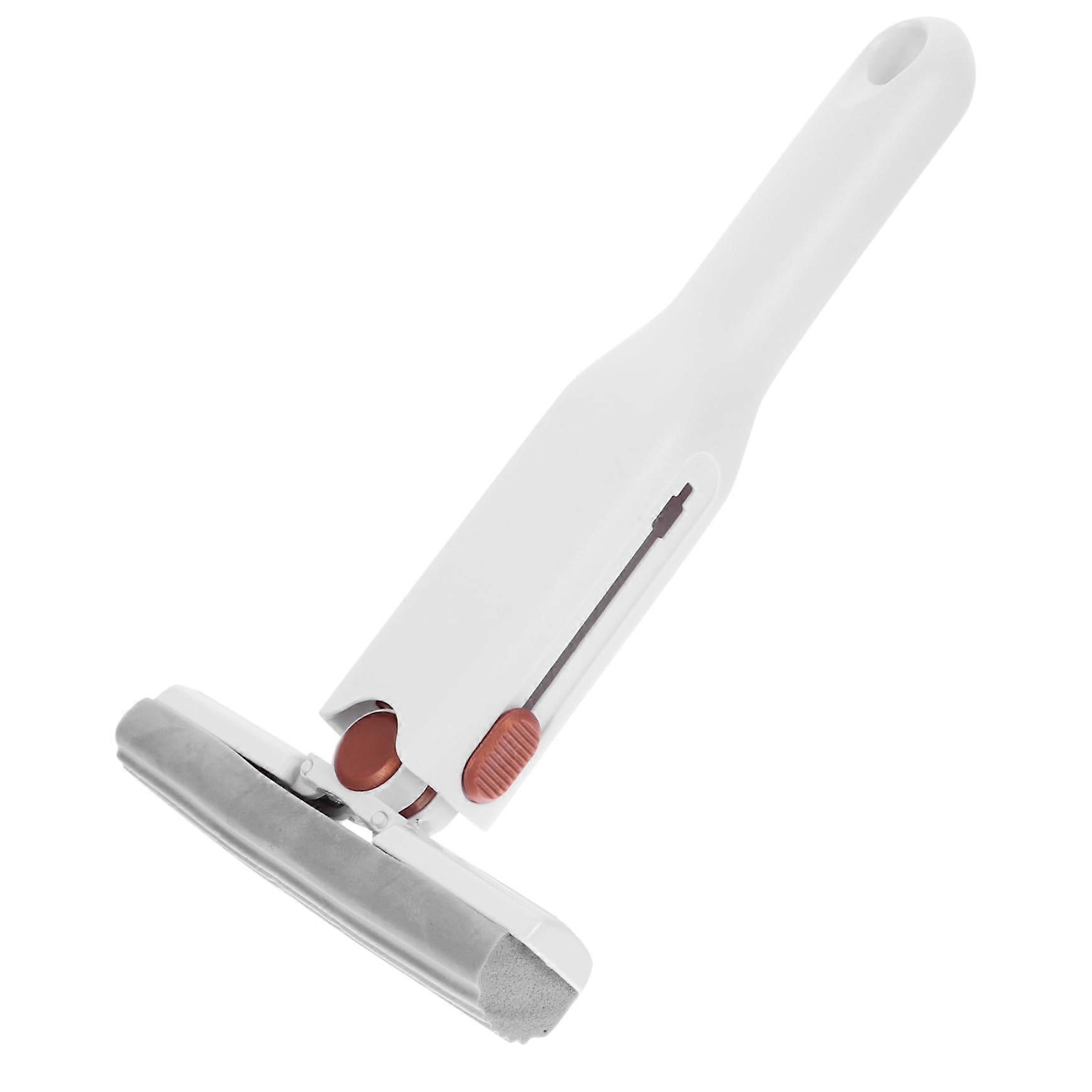 Mini Sponge Mop with SelfSqueeze Design for Bathroom and Kitchen, Compact Wall Storage