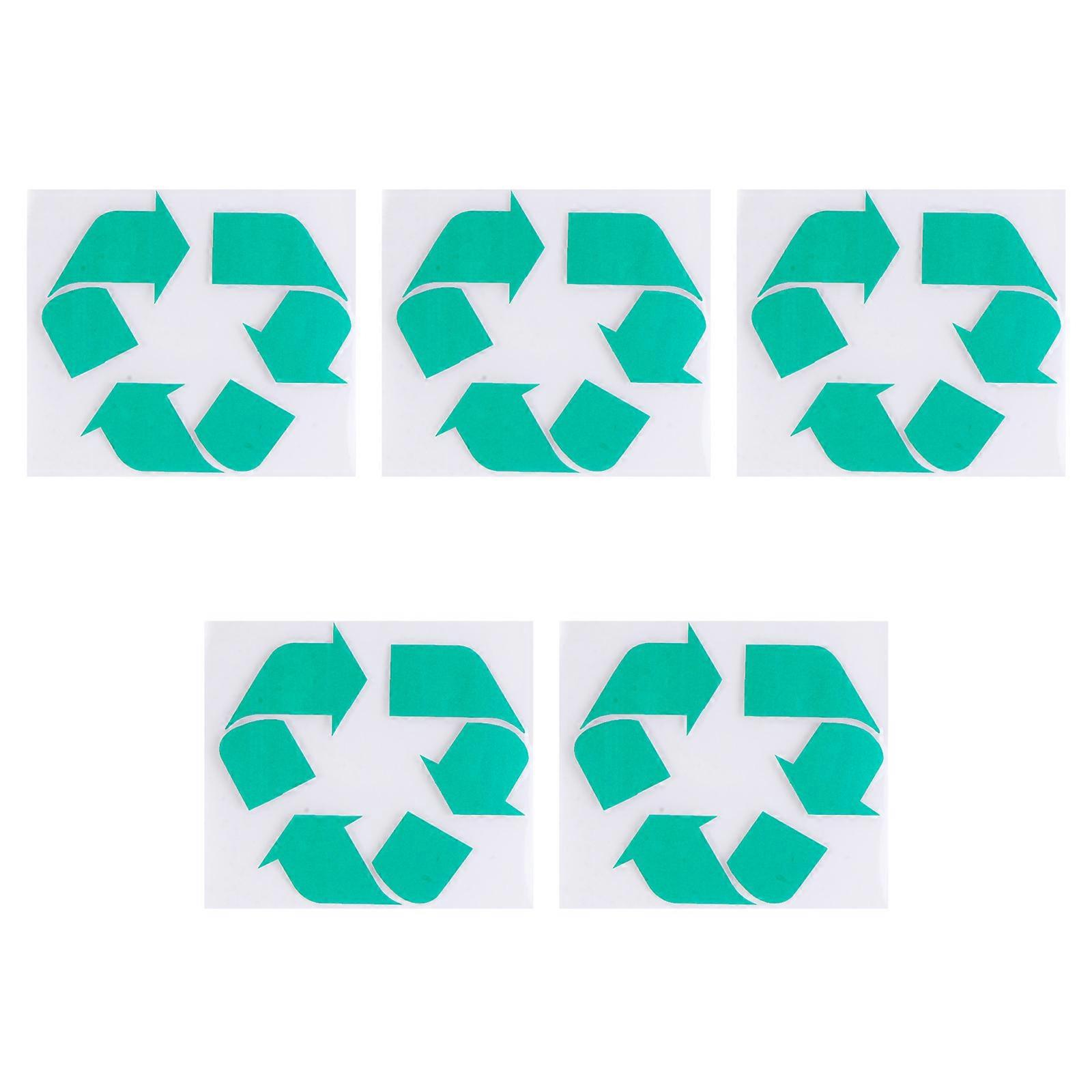 Recycle Stickers Trash Bin Labels for Decoration 15Pcs Sticker Set