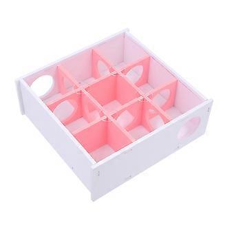 Hamster-Labyrinth-Spielzeug aus Acryl für Haustiere, 1 Kleintier-Spielplatz