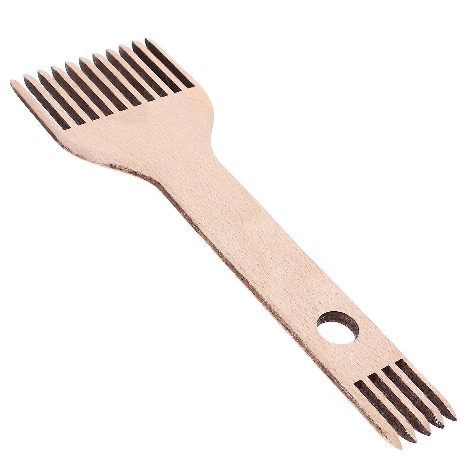 Portable Loom Comb Weaving Tool for Weaving Loom Wooden