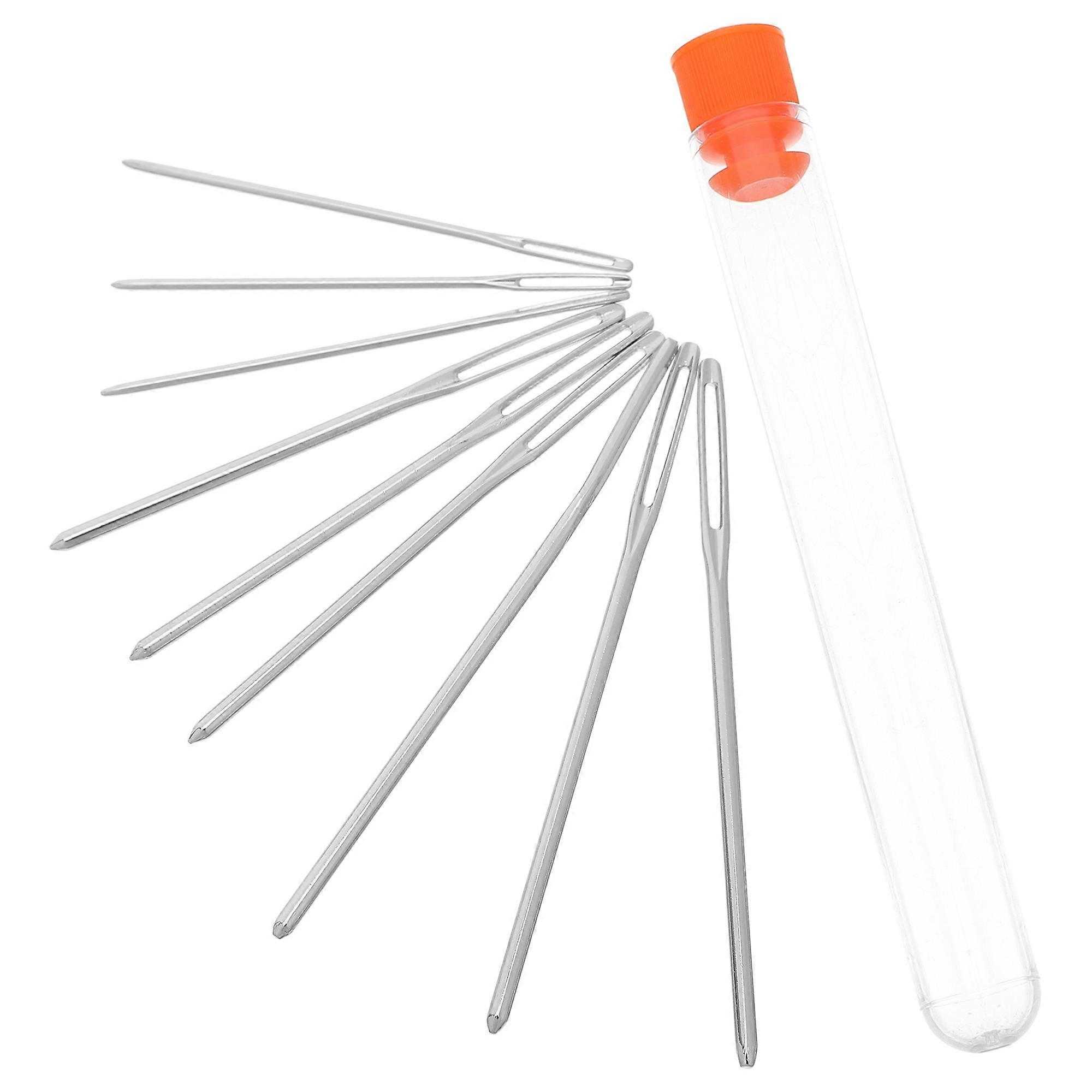 Sewing Needle Large Sewing Needle For Yarn Weaving Ends 9Pcs