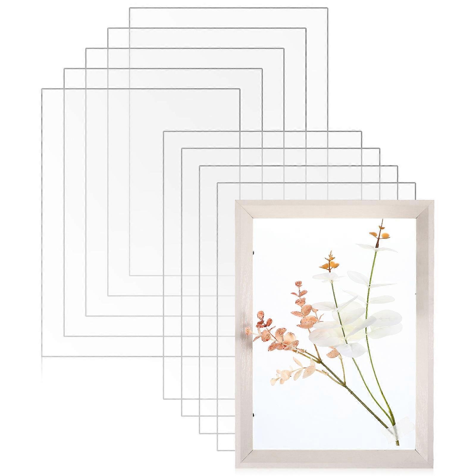 Transparent Acrylic Plastic Sheets for Craft Plastic Boards 10Pcs