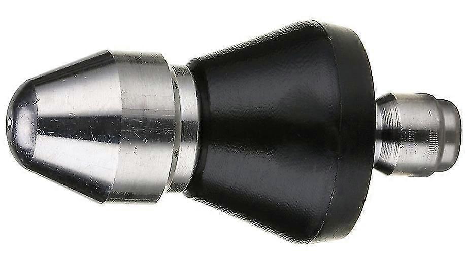 Rotary Pipe Cleaning Nozzle For Pipe Cleaner Quick Coupling Connection(1pc, Black)