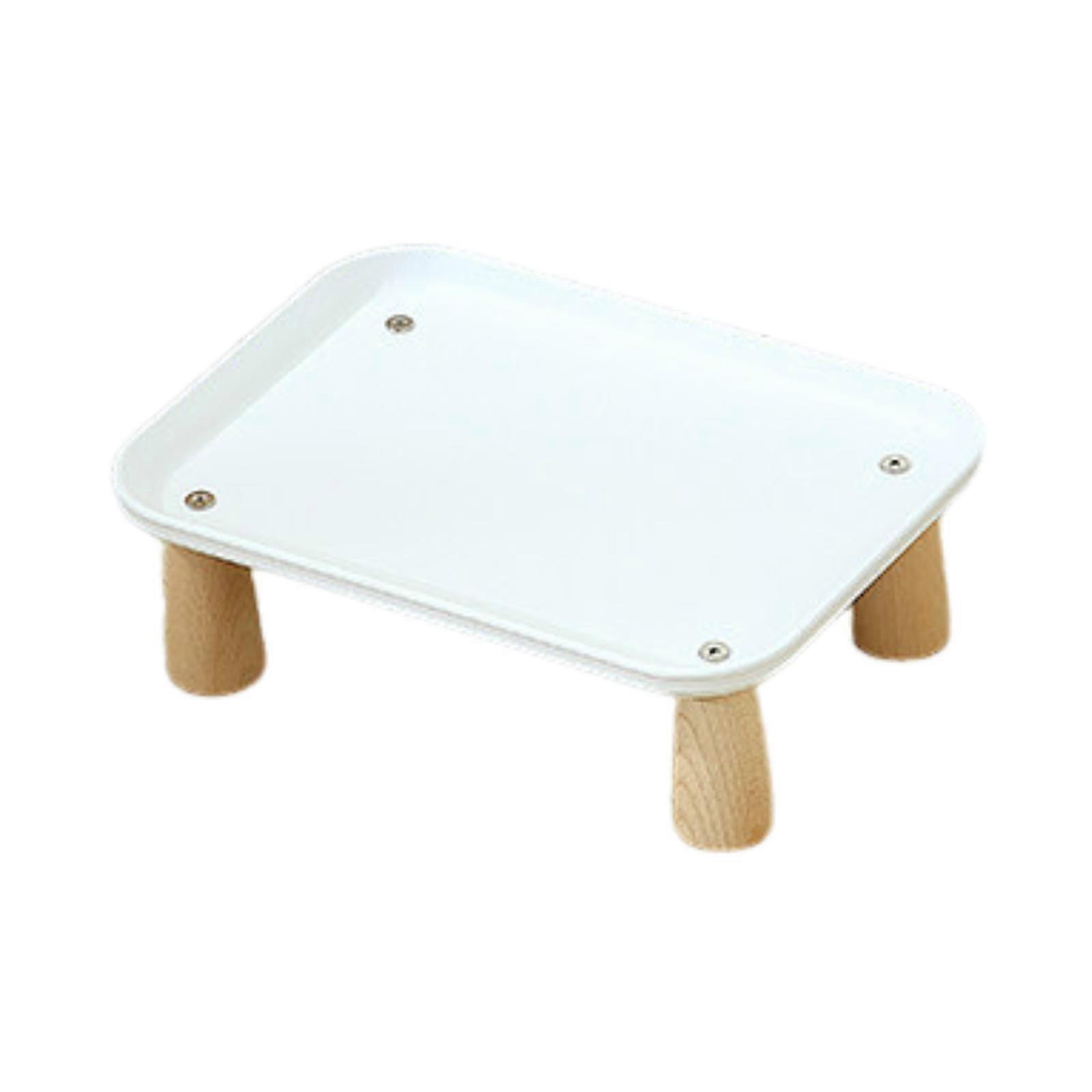 Raised Pet Feeder Stand Elevated Shelf Creative Supplies Stable Versatile Cat