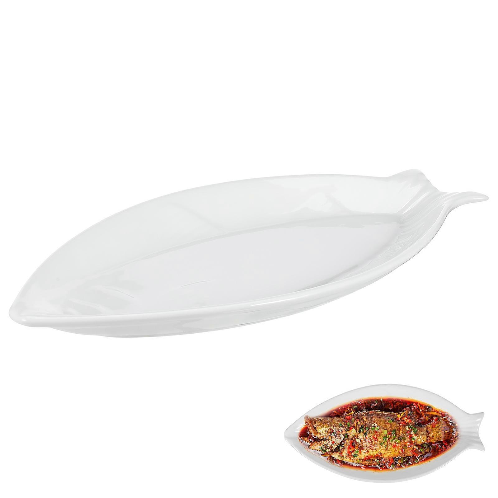 Serving Platter Dish Ceramic Fish Tray Serving Platter Personalized Ceramic Dinner Plate