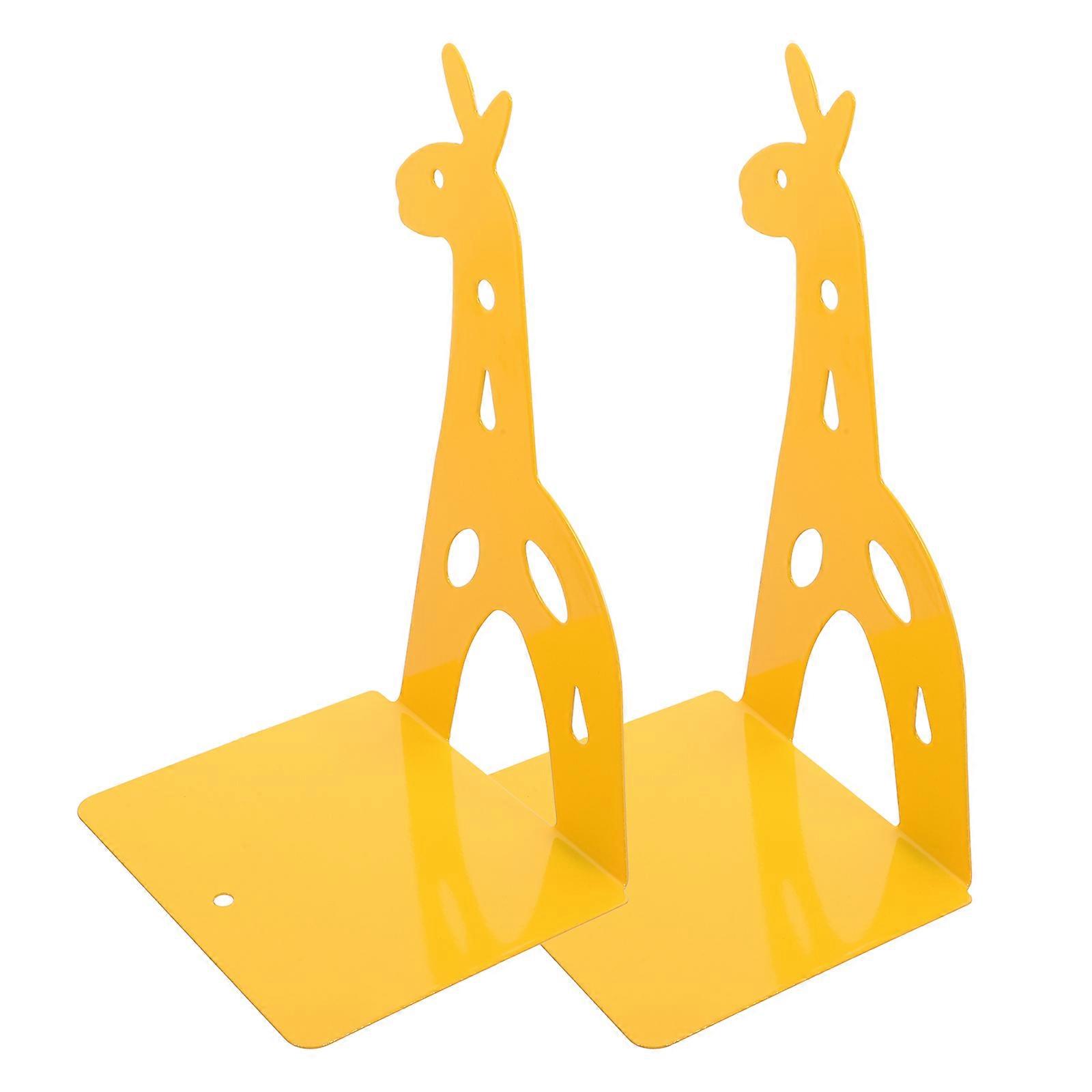 Document Holder Stand Deer Shape Iron Material Library Use 1 Pair