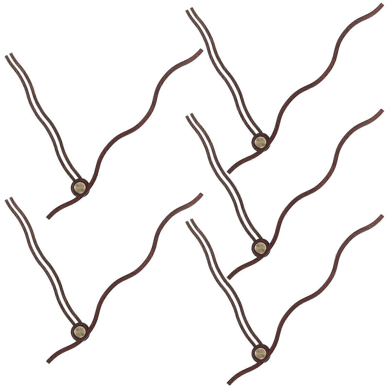Wooden Clock Hands Replacement for Clock 5Sets Long Shaft Kit