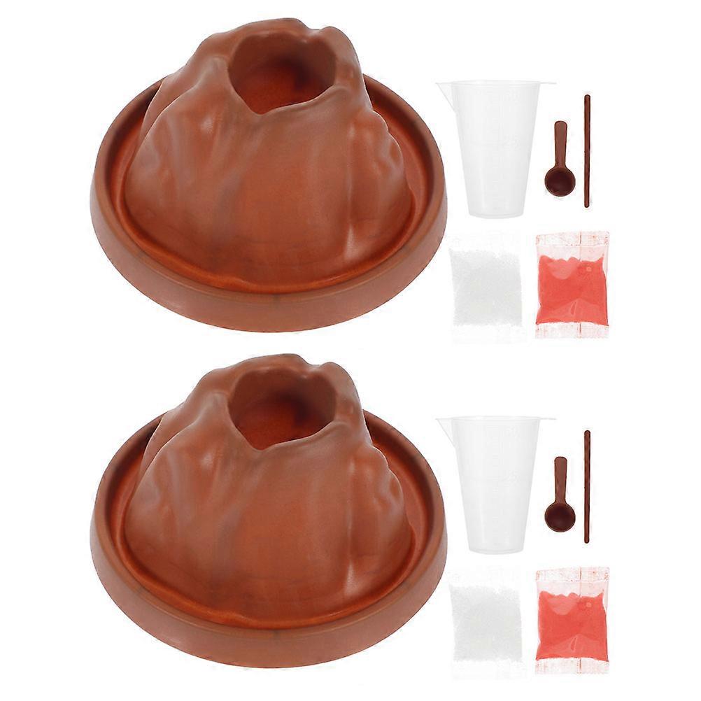 Volcano Eruptions Experiments Simulation Volcano Science Kit 2Sets
