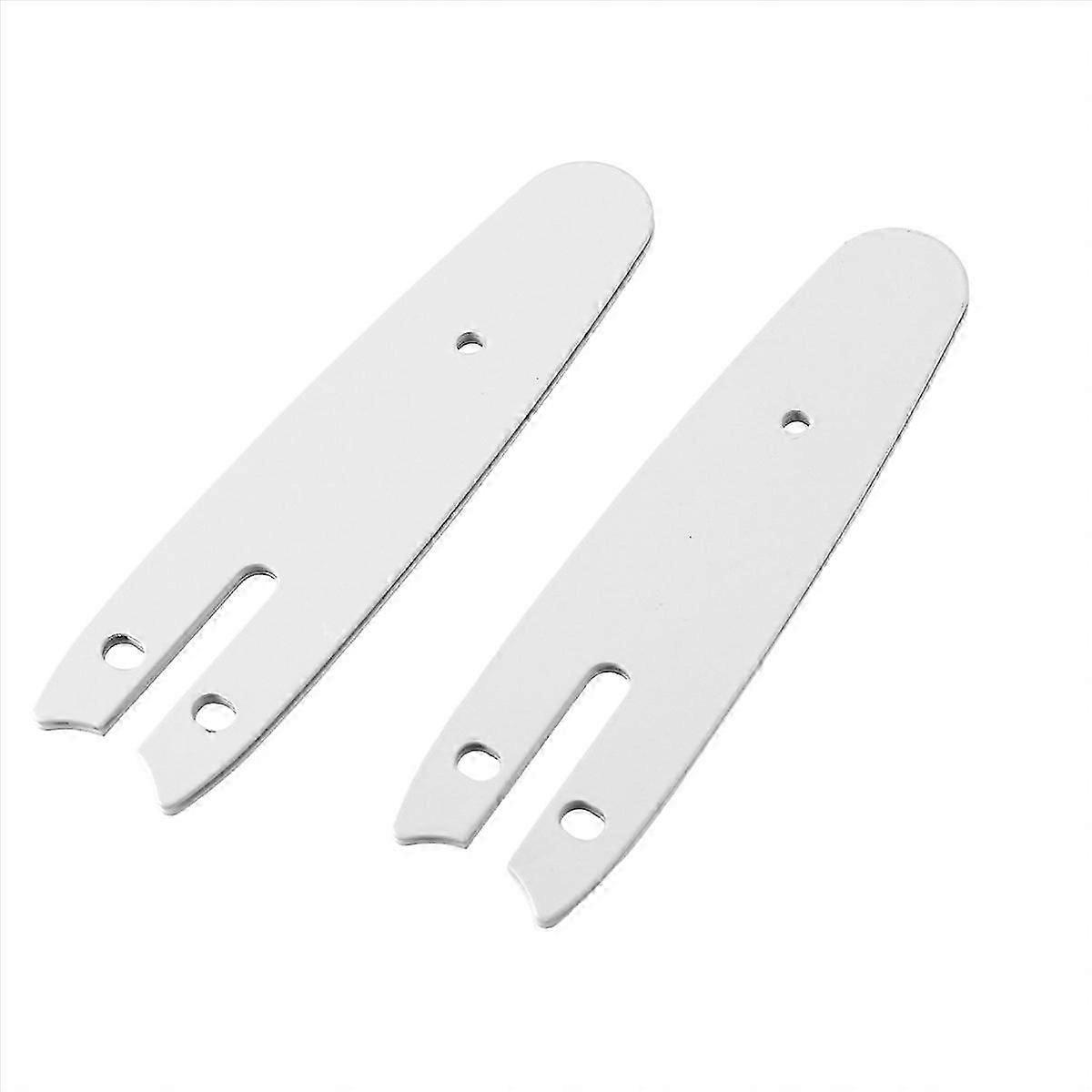 2 Peças 4 polegadas Mini Motosserra Guia Placa Substituição Guia Bar para 4 Polegadas Motosserra Elétrica Peças A