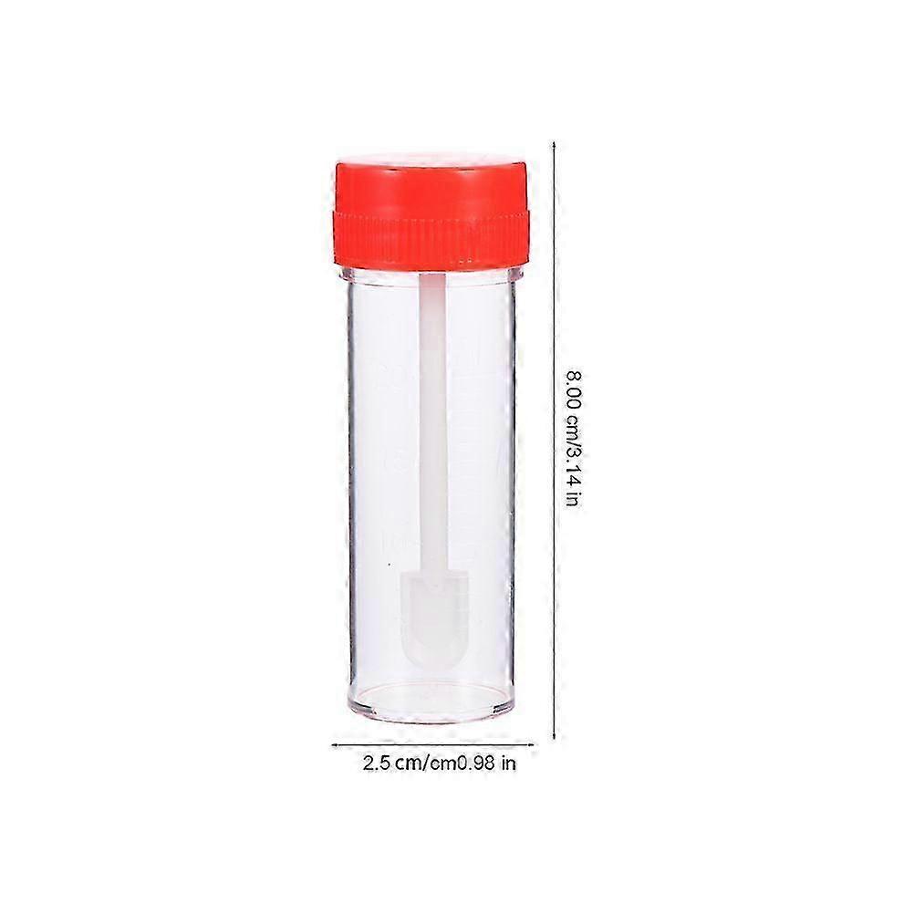 12pcs Single Use Sampling Tubes Stool Test Tubes Disposable Stool Sampling Tubes