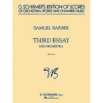 Terzo saggio: per orchestra, partitura completa (edizione di G. Schirmer delle partiture di opere orchestrali e musica da camera)