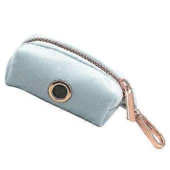 Pet Poop Bag Container with Zipper for Outdoor Use Convenient Bag Holder