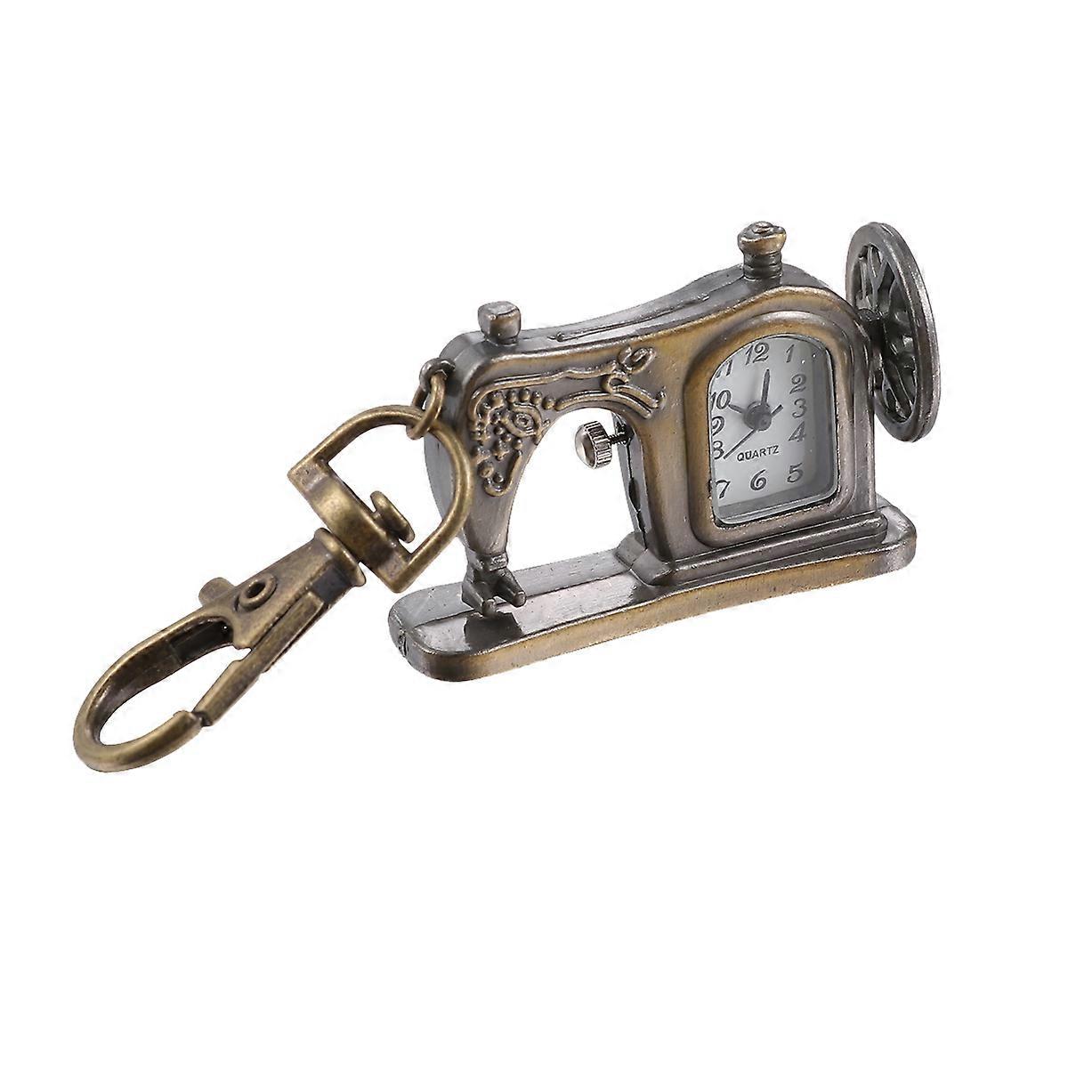 Creative Sewing Machine Shape Watch Portable Retro Watch for 1 Unit
