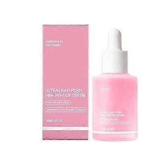 PDRN Pink Peptide Serum mit Lachs-DNA | Ultraleichtes Feuchtigkeitsserum mit 3 % Niacinamid | Schnell einziehende Pflege für strahlende Haut | Für alle Hauttypen