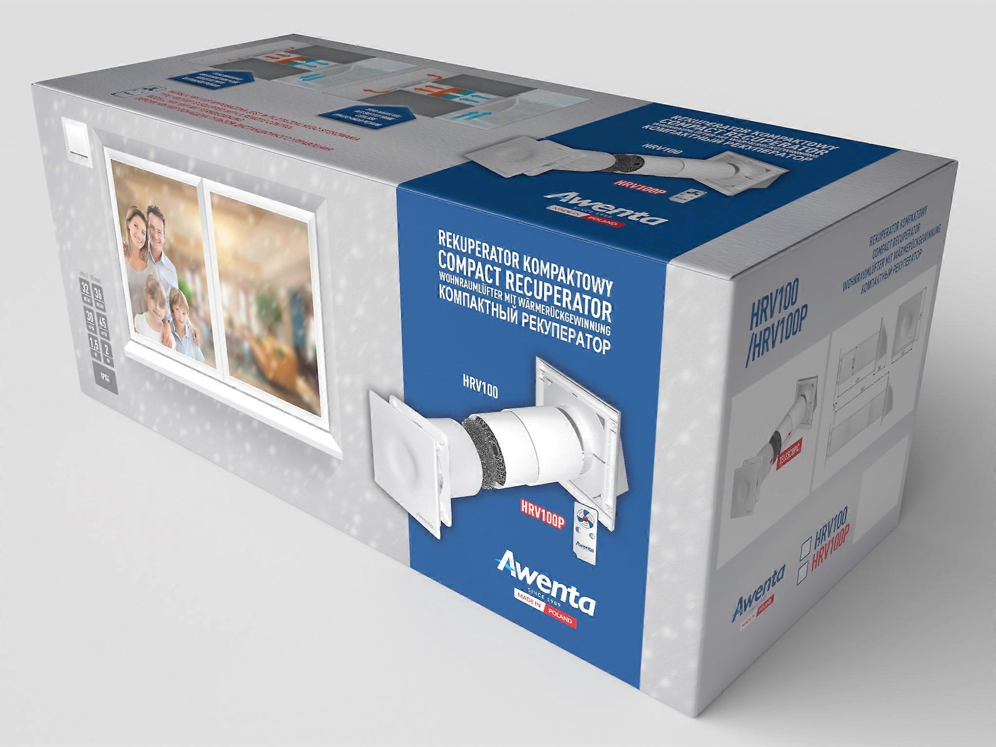 Ventilation system HRV100P with remote control