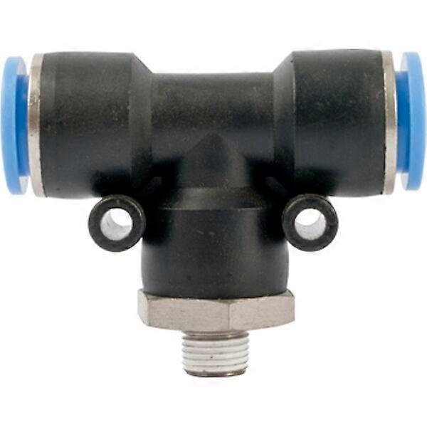 Pu Hose Fitting Tee 12mm-1/8 M